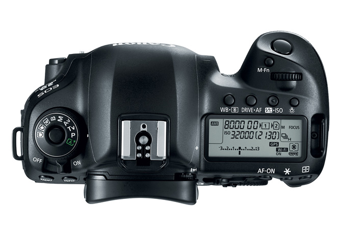 Canon 5D Mark IV - top view
